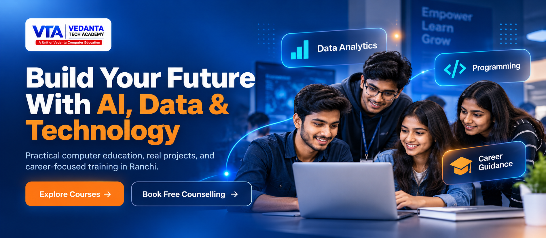 Vedanta Tech Academy banner 1